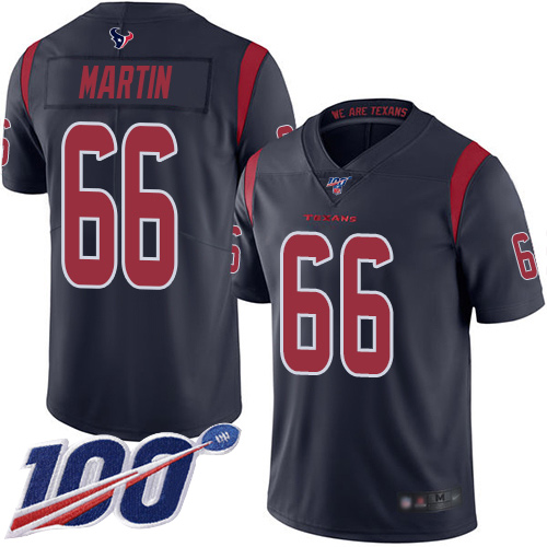 Houston Texans Limited Navy Blue Men Nick Martin Jersey NFL Football #66 100th Season Rush Vapor Untouchable->houston texans->NFL Jersey